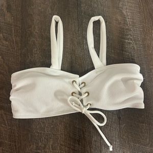 White bikini top